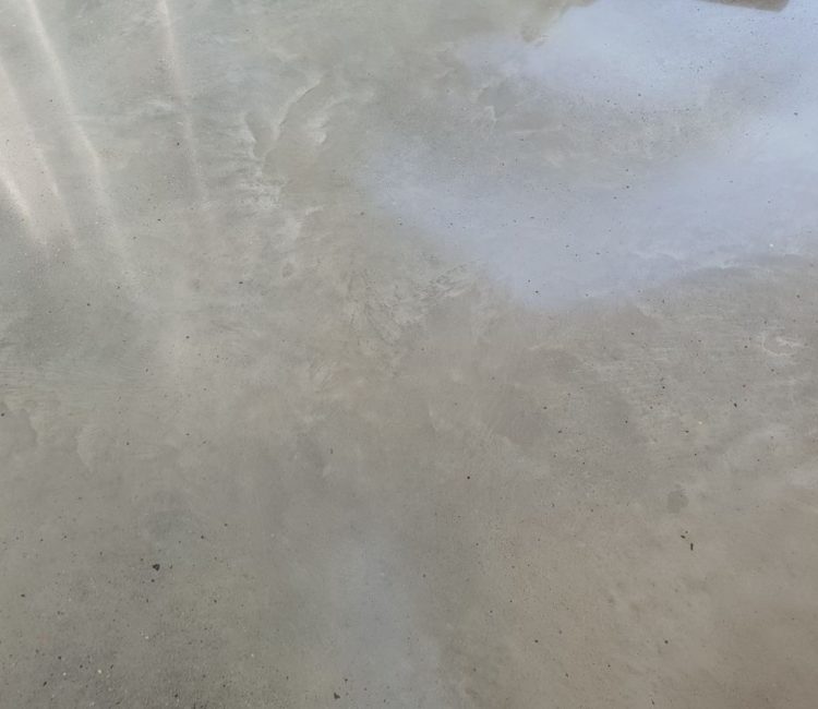 Platinum polished concrete floor